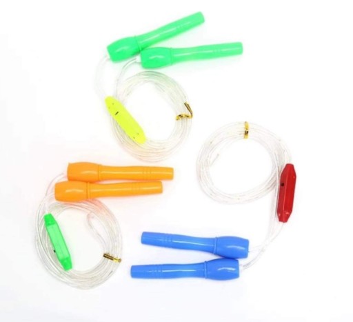 LED nylonové švihadlo, 2,5M, pre deti