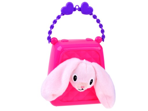 Rozkošná kabelka + zvierací plyšový maskot králika ZA4682