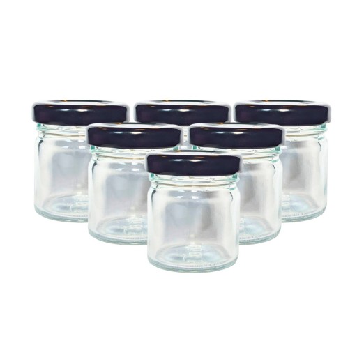 dóza s uzáverom 40 ml Ďakovné sviečky pre svadobných hostí x6