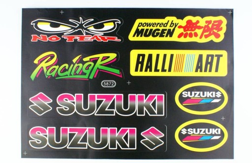 SADA NÁLEPOV NÁLEPKY NA MOTORKU SUZUKI