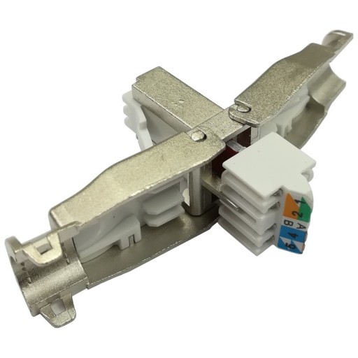 RJ45 zástrčka kat.6A STP bez náradia 8p8c kat.6a