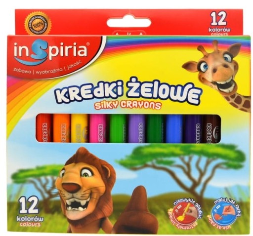 Gélové pastelky 12 farieb