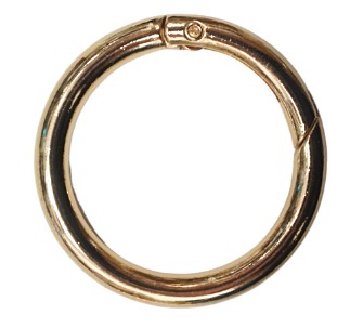 OTVÁRACÍ KRUHOVÝ SHAKEL NA TAŠKOVÉ PÁSKY 30MM 1KS
