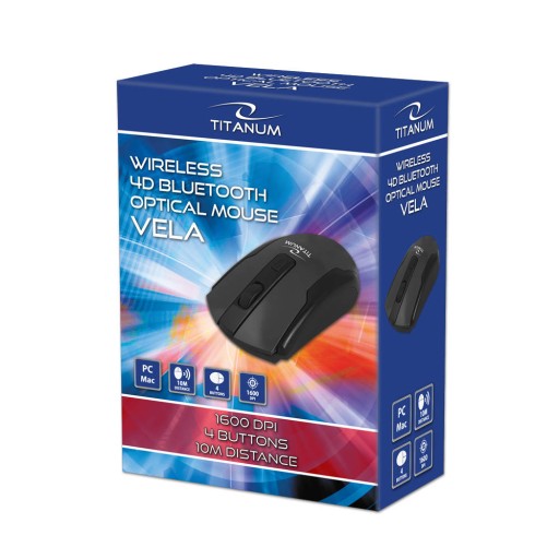 BEZDRÔTOVÁ OPTICKÁ MYŠ BLUETOOTH 1600 DPI