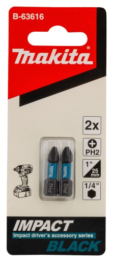 MAKITA B-63616 SKRUTKOVACIE HROTY PH2 25MM 2 ks.