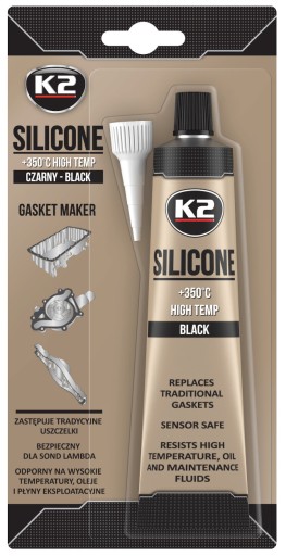 Čierny silikón 85g