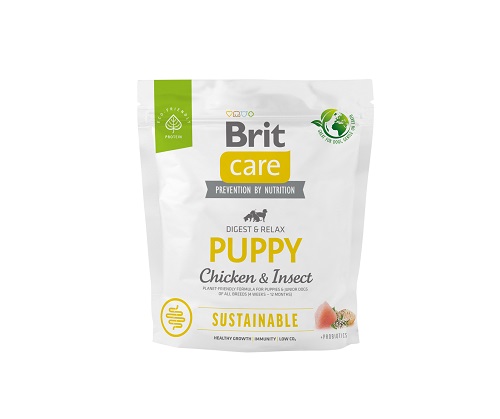 BRIT CARE TRVALO UDRŽATEĽNÉ ŠTENIATKO KRÍDLO PRE ŠTEŇA, HMYZ, 1 kg