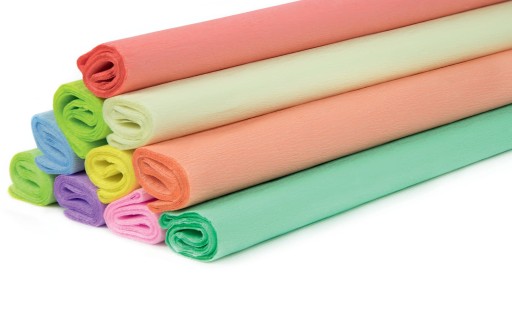 Pastelový hodvábny papier FIORELLO, sada 10 roliek/farby