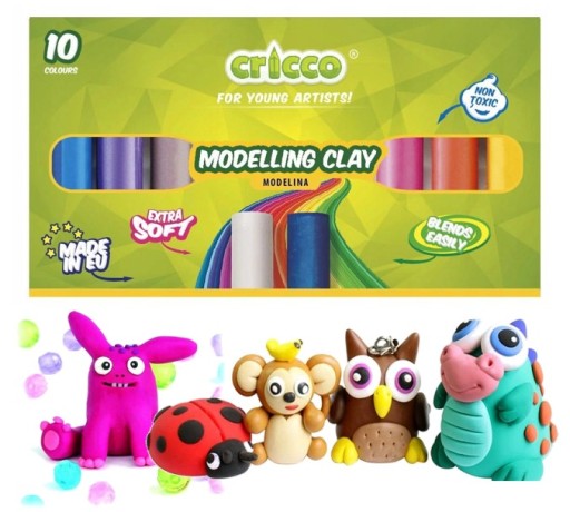 CRICCO modelovacia hmota 10 farieb