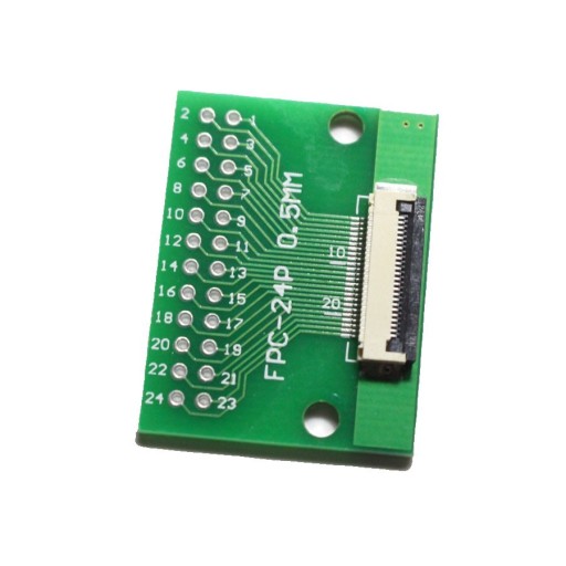 Adaptér konektora FPC/FFC 0,5 mm 24-pin na DIP