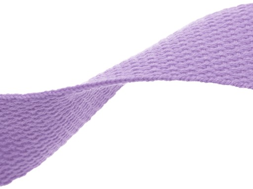 Prepravná páska 32 mm bavlnený popruh, fialová.