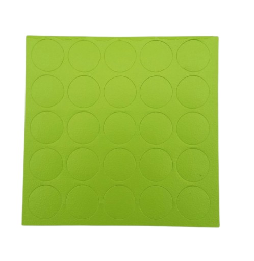Čiapočka samolepiaca 14mm ZELENÝ HRAŠOK 069