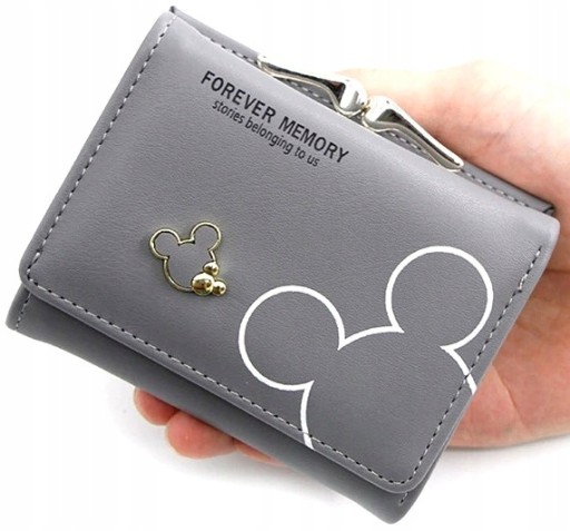 Peňaženka na myš PEŇAŽENKA Malá dámska mickey koža