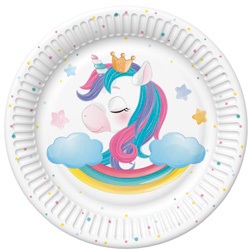 Sada tanierov, šálok, obrúskov, Magic UNICORN, Unicorn Birthday