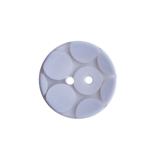 Gombík ŠEDÉ BODKY 23mm NAJLACNEJŠIE 5 kusov 616