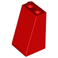 LEGO 3684c DRÁŽKOVÉ KROVINKY 2x2x3 červené (15g) 4 ks.