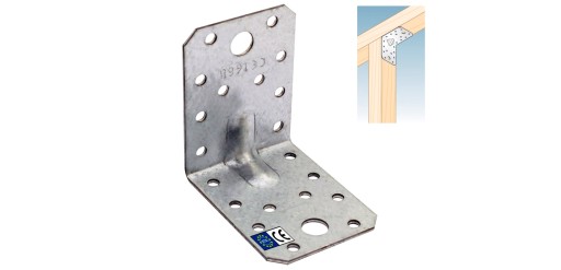KPS4 KONEKTOR MONTÁŽNY UHOL S RAZENÍM 70x70x55x1,5 10ks DOMAX