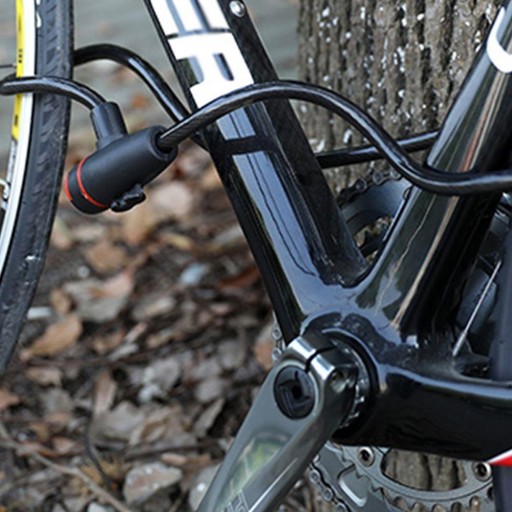 BIKE LOCK LOCK BEZPEČNOSTNÁ REŤAZ KÁBEL NA BICYKEL DLHÝ 1 m