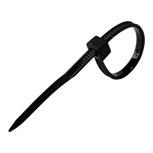 Sťahovacie pásky UV Sťahovacie pásky - 100 ks 2,5 x 80 mm, čierne