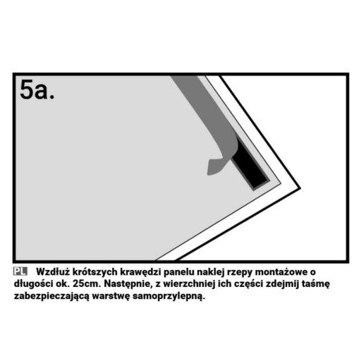 Suchý zips na čalúnené panely 2 suchý zips 2,5 x 25 cm samolepiaci suchý zips