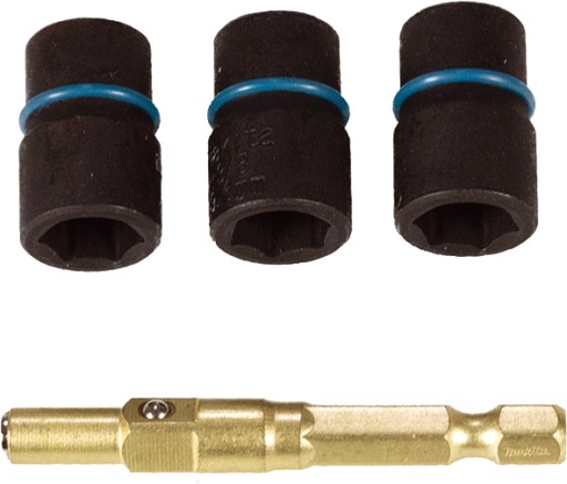 Sada zásuviek s držiakom Makita B-40381 3 zásuvky