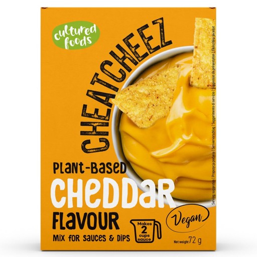 CHEATCHEEZ Cheddar Cultured Foods rastlinná omáčka alebo dip 72g