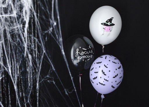 Balóniky WITCH WITCH HALLOWEEN dekorácie 30 cm 14 palcov sada 6 kusov