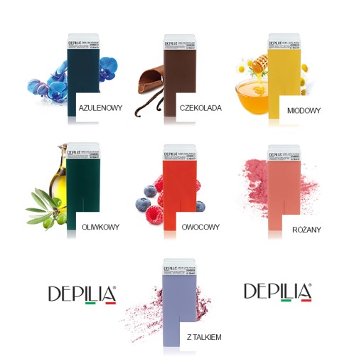DEPILIA VOSKOVÝ Valček na depiláciu, sada 3x100ml