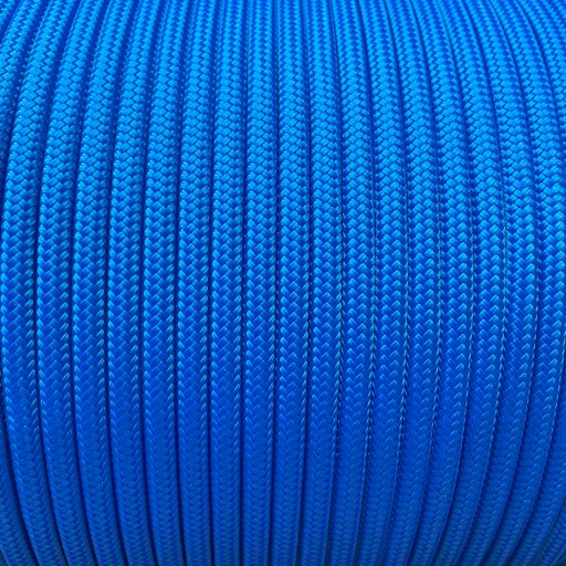 Prídavný napájací kábel šľachy, 6 mm, dlhý 1 m, modrý EN 564