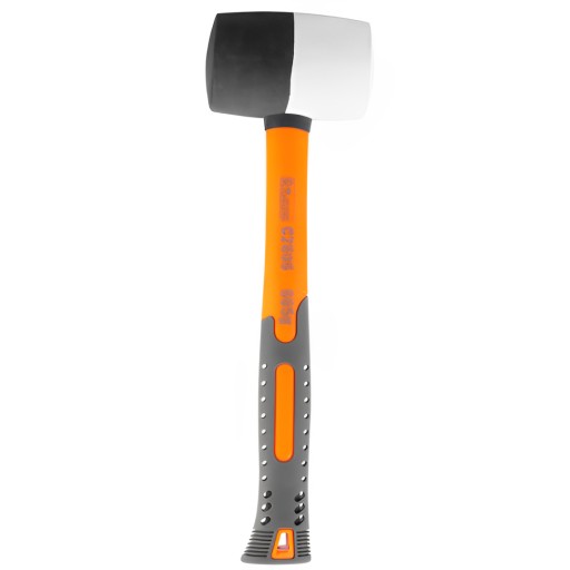 KLADIVO NA SKLOGUMOVÉ KLADIVO 60 mm /450G BIELE A ČIERNA RICHMANN C2606