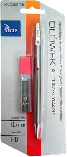 KOVOVÁ MECHANICKÁ ceruzka + 0,7mm náplne TETIS