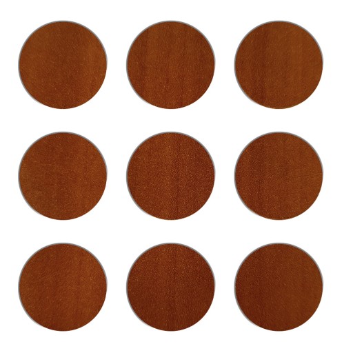 Samolepiace čiapky na nábytok Jabloň tmavá 20mm