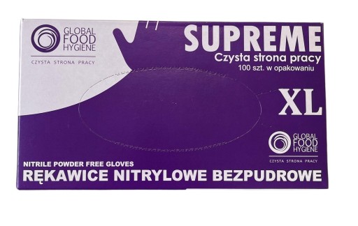 NITRILOVÉ RUKAVICE NITRILOVÉ RUKAVICE BEZ PÚDROVÉ MODRÁ 100 KS. XL