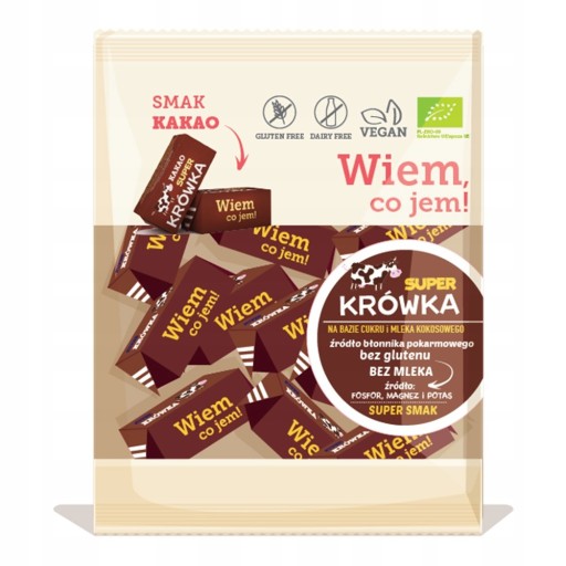 SUPER KRÓWKA bio kakaový fudge BIO 150 g