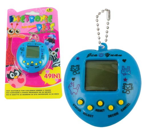 HRAČKA TAMAGOTCHI ELEKTRONICKÁ HRA 49V1 MODRÁ