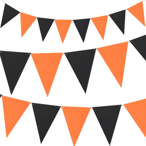 Halloweenske bannerové ozdoby na párty girlandy