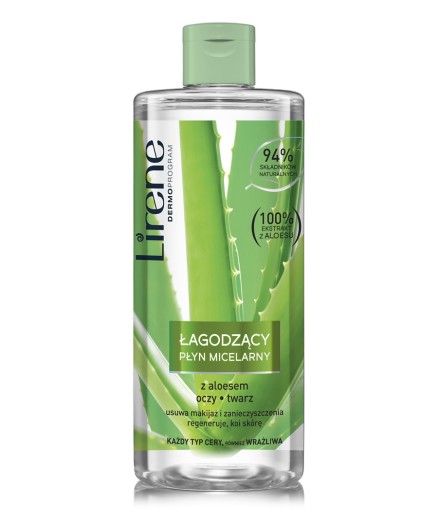 LIRENE MICELÁRNE TEKUTÉ DERMO 400 ml S ALOE ukľudňujúce
