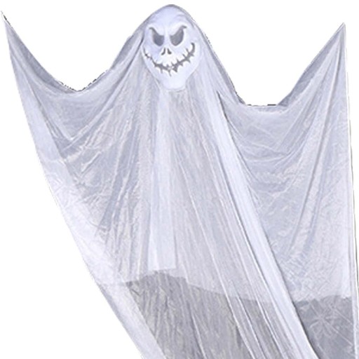 ZÁVESNÁ DEKORÁCIA SKELETOROVÁ HALLOWEENOVÁ MASKA 3,3M*2M