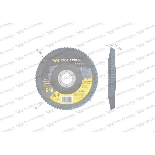 125 mm zirkónový lamelový kotúč GR40 WARYŃSKI