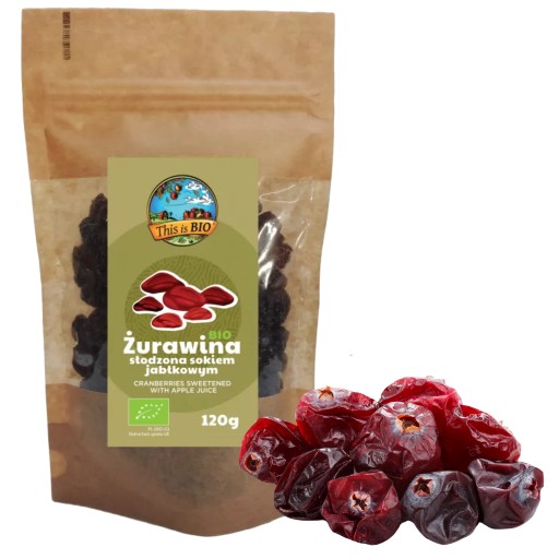 BIO BRUSINKY SLADENÉ JABLČNÝM ŠŤAVOM - 120g - Toto je BIO
