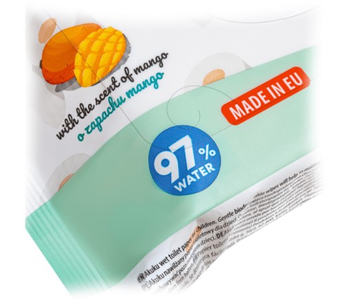 VLHČENÝ TOALETNÝ PAPIER S VÔŇOU MANGO 50 ks