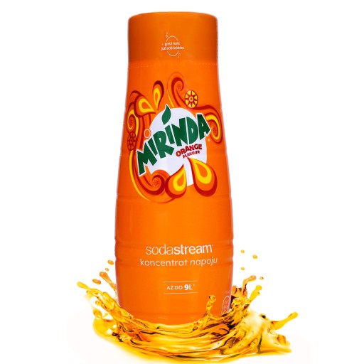 Mirinda sirupový koncentrát do SodaStream carbonator 9l nápoja so 440ml šťavy