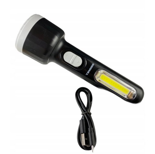 NABÍJAČNÁ BATERKA 2W COB 3W LED 1200mAh USB NABÍJAČNÁ TYROSS TS1856