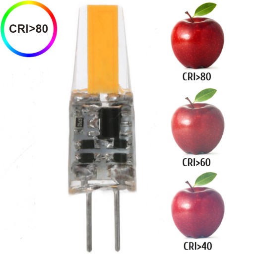LED CAPSULE žiarovka MINI G4 3W = 30W 3000K TEPLÁ FARBA COB 12V LUMILED