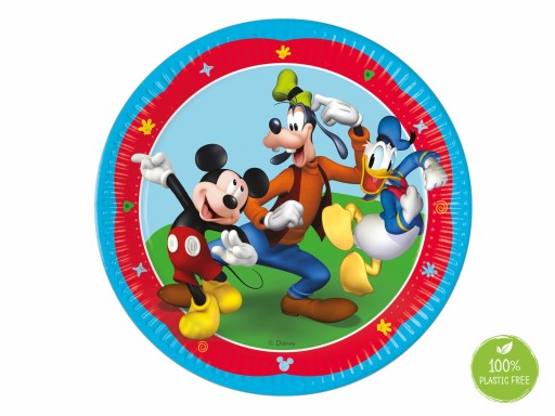 Mickey Mouse papierové taniere 23 cm 8 ks.