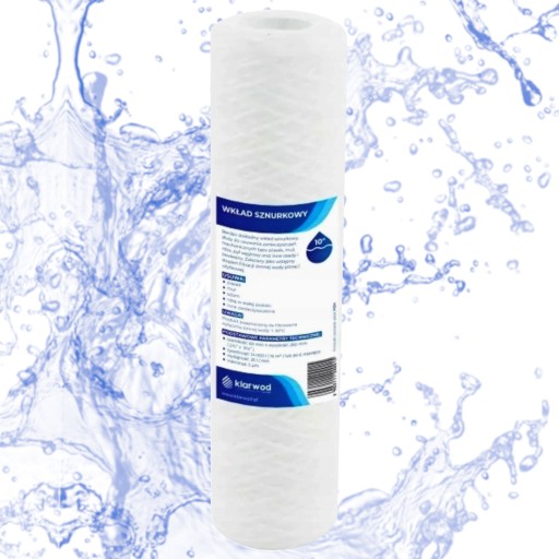 KLARWOD PP10-50 VODNÁ FILTRAČNÁ VLOŽKA PP50 POLYPROPYLÉN 50 MIK 10