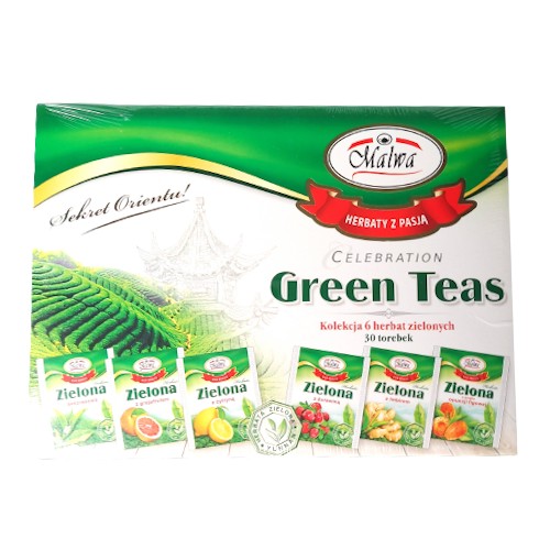 MALWA ZELENÝ ČAJ ZELENÝ MIX 60G
