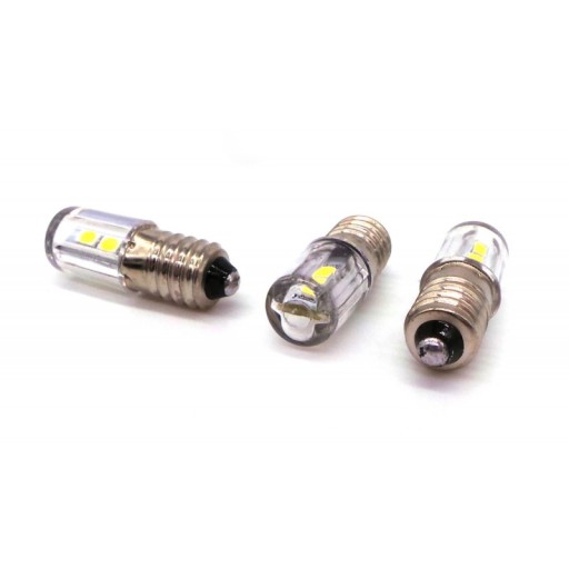 E10 LED žiarovka 6V biela 300lm