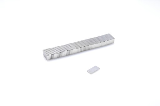 Neodymový tanierový magnet MPŁ 10x5x1 N38 10 ks