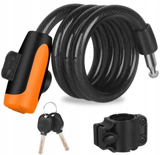 BIKE LOCK BIKE LOCK KÁBLOVÁ REŤAZ S KĽÚČOM 100CM RW36